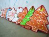 Подвесные новогодние игрушки для улицы