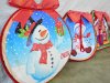Подвесные новогодние игрушки для улицы