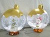 Ёлочный шар с игрушкой внутри — с эффектом вращения и яркой подсветкой