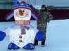 Надувная фигура Снеговик стандарт 2.0