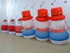 Снеговик в шляпе — новогодняя фигура для улицы и помещений серии лайт