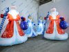 Комплект надувных фигур Дед Мороз и Снегурочка в комплектации Премиум 2.0