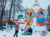 Надувная фигура Дед Мороз Эксклюзив — для улицы, с подсветкой