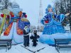 Надувная фигура Дед Мороз Эксклюзив — для улицы, с подсветкой