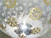 Надувной Ёлочный шарик-игрушка с невероятным эффектом снега и подсветкой