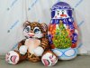 Надувная матрешка Снеговик