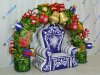 Комплект новогодних надувных фигур Арки и Трона