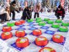 Гигантские шашки игровое поле с фишками