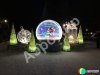 Надувной Ёлочный шарик-игрушка с невероятным эффектом снега и подсветкой