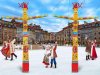 Аэромен Хохлома — яркий орнамент, на одной или двух ногах