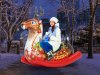 Надувная фигура качалка Олень