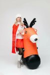 Командный реквизит Оленьи бега — для скачек и забегов, эстафет и развлечений