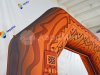 Надувная арка с опорами — трапеция