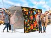 Каркасная палатка 2,0 х 2,0 м — металлокаркас, материал оксфорд + ПВХ