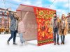 Каркасная палатка 1,4 х 1,4 м — металлокаркас, материал оксфорд + ПВХ