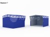 Каркасная палатка 2,5 х 2,5 м — металлокаркас, материал оксфорд + ПВХ