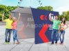 Каркасная палатка 2,0 х 2,0 м — металлокаркас, материал оксфорд + ПВХ