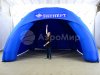 Надувная четырехопорная палатка