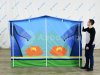 Каркасная палатка шатёр 2,7 х 2,7 м — металлокаркас, материал оксфорд + ПВХ
