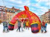 Надувная палатка — полная запечатка + декор