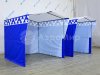 Каркасная палатка 2,0 х 2,0 м — металлокаркас, материал оксфорд + ПВХ
