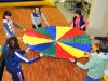 Игровой парашют — реквизит для командных игр, тимбилдинга и аниматоров