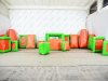 Надувная тактическая фигура Стена малая (Low wall) для игры в пейнтбол, нёрф, лазертаг и арчеритаг