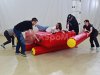Надувной аттракцион для эстафет Плот на бревнах