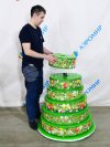 Мягкая пирамидка Ёлочка — праздничный игровой атрибут