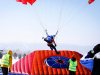 Надувная подушка приземления для парашютистов с мишенью по центру