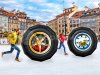Надувная покрышка — реквизит для игр и состязаний