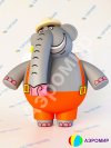Надувной костюм Слона для рекламы