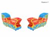 Мягкий игровой модуль Саночки — зимние и новогодние развлечения, декор