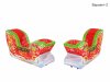 Мягкий игровой модуль Саночки — зимние и новогодние развлечения, декор