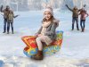 Мягкий игровой модуль Саночки — зимние и новогодние развлечения, декор
