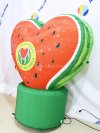 Надувной Шар сердце в печатью арбуз
