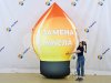 Рекламный шар на опоре Капля Масла