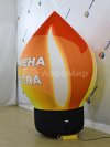 Рекламный шар на опоре Капля Масла