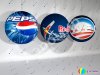 Подвесные брендированные рекламные шары с логотипами
