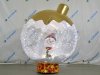 Ёлочный шар с игрушкой внутри — с эффектом вращения и яркой подсветкой