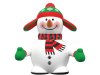 Надувная надувная фигура Снеговик в исполнении стандарт (СНЯТО С ПРОИЗВОДСТВА) Надувная надувная фигура Снеговик в исполнении стандарт (СНЯТО С ПРОИЗВОДСТВА)