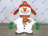 Надувная надувная фигура Снеговик в исполнении стандарт (СНЯТО С ПРОИЗВОДСТВА) Надувная надувная фигура Снеговик в исполнении стандарт (СНЯТО С ПРОИЗВОДСТВА)