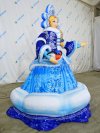 Надувная Снегурочка Эксклюзив — новогодняя фигура с высокой детализацией