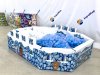 Мягкий сухой бассейн Снежная крепость с шариками