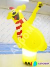 Подсветка надувных фигур и рекламных шаров — дополнительная опция