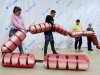 Канат-сосиска для эстафет спортивных состязаний и игр