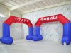 Надувная арка с опорами — трапеция