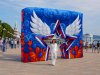 Надувная стена со звездой Триколор