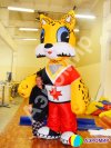 Надувной рекламный костюм Рысёнок Тиша