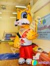 Надувной рекламный костюм Рысёнок Тиша